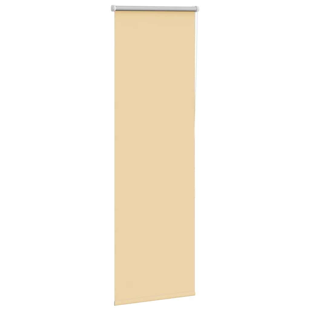 Roller Blind Blackout Beige 50x150 cm Fabric Width 45,7 cm Polyester