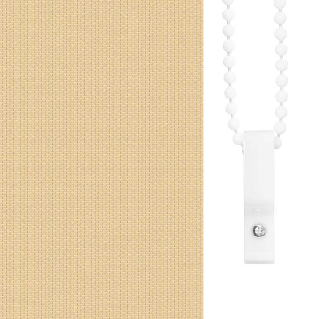 Roller Blind Blackout Beige 50x150 cm Fabric Width 45,7 cm Polyester