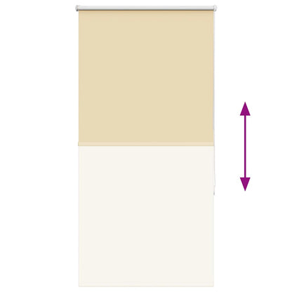 Roller Blind Blackout Beige 65x150 cm Fabric Width 60,7 cm Polyester