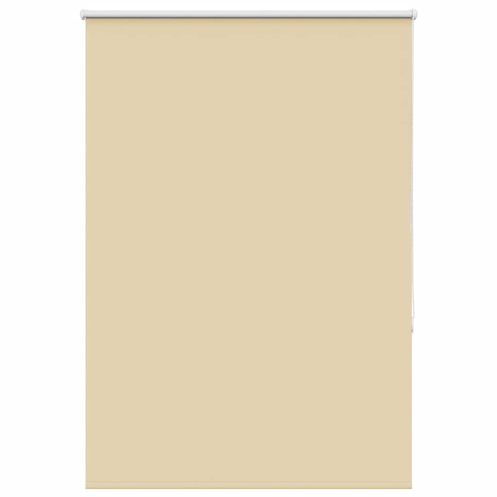 Roller Blind Blackout Beige 100x150 cm Fabric Width 95.7 cm Polyester