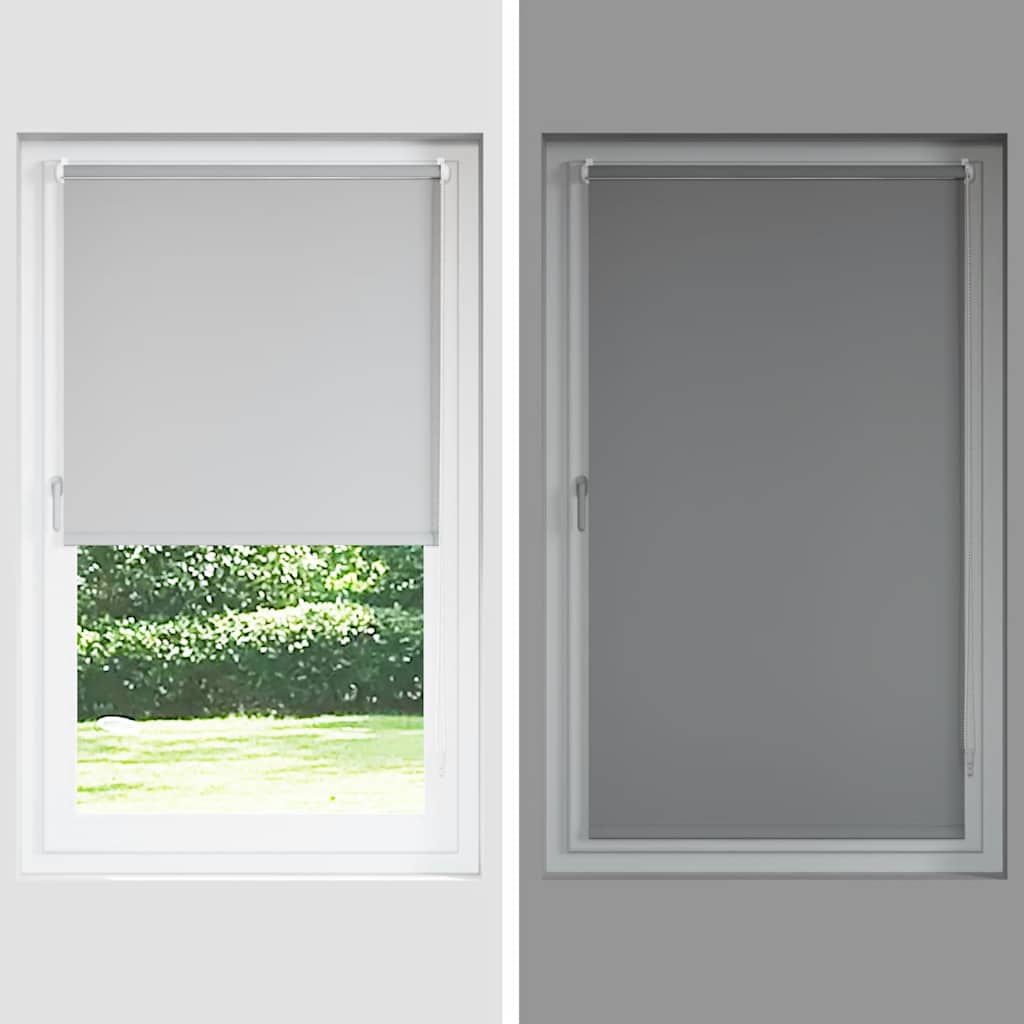 Roller Blind Blackout Beige 105x150 cm Fabric Width 100.7 cm Polyester