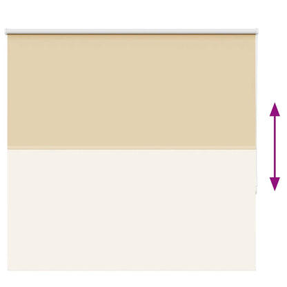 Roller Blind Blackout Beige 160x150 cm Fabric Width 156.6 cm Polyester