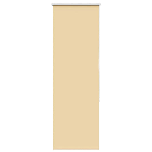 Roller Blind Blackout Beige 50x175 cm Fabric Width 45.7 cm Polyester