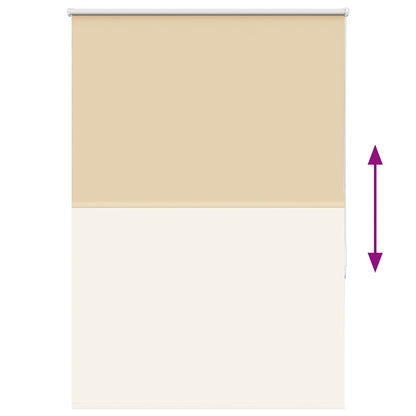 Roller Blind Blackout Beige 115x175 cm Fabric Width 110.7 cm Polyester