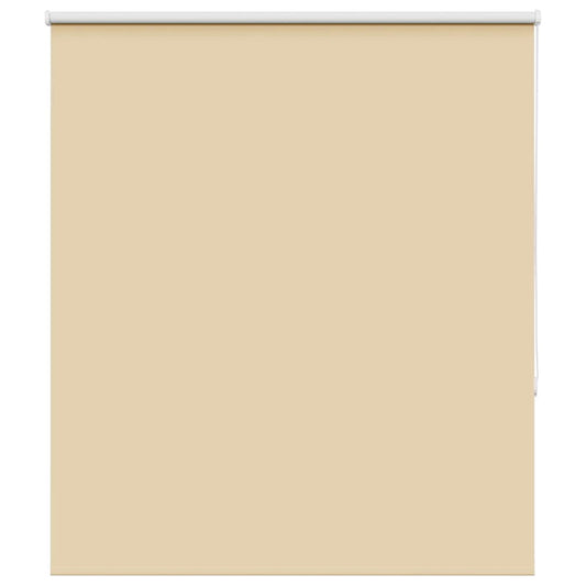 Roller Blind Blackout Beige 120x175 cm Fabric Width 116.6 cm Polyester