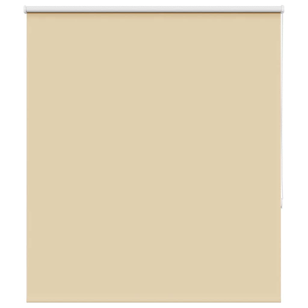 Roller Blind Blackout Beige 130x175 cm Fabric Width 126.6 cm Polyester