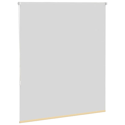Roller Blind Blackout Beige 130x175 cm Fabric Width 126.6 cm Polyester