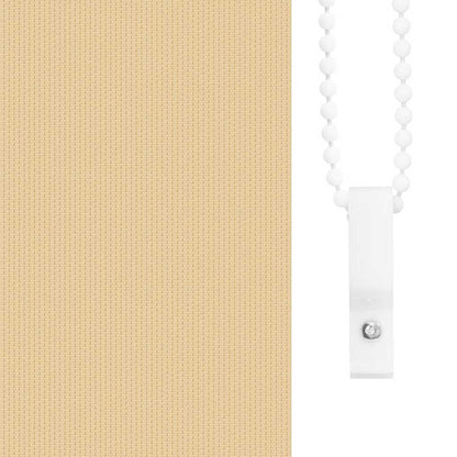 Roller Blind Blackout Beige 130x175 cm Fabric Width 126.6 cm Polyester