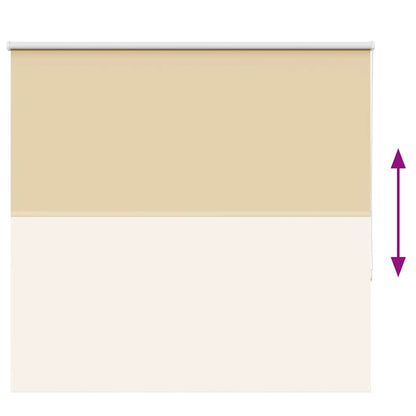 Roller Blind Blackout Beige 160x175 cm Fabric Width 156.6 cm Polyester