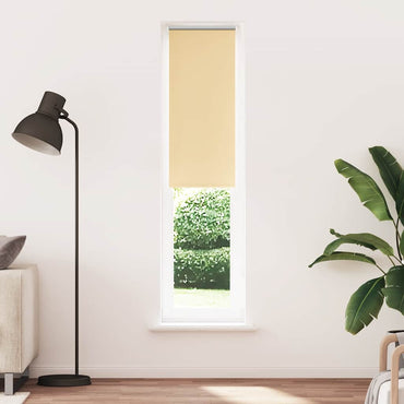 Roller Blind Blackout Beige 40x210 cm Fabric Width 35.7 cm Polyester