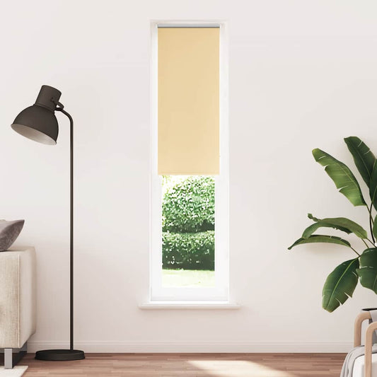 Roller Blind Blackout Beige 40x210 cm Fabric Width 35.7 cm Polyester