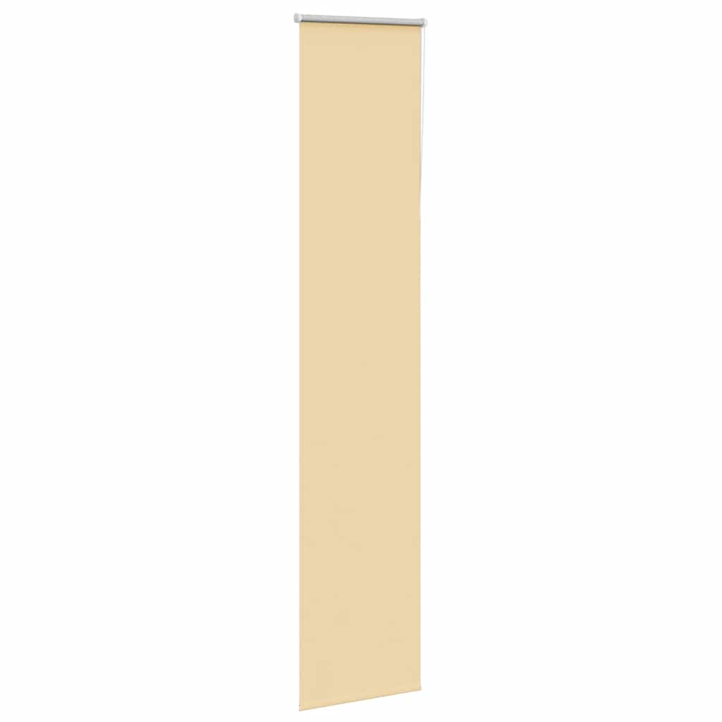 Roller Blind Blackout Beige 60x210 cm Fabric Width 55.7 cm Polyester