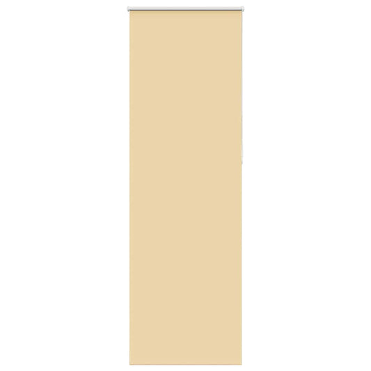 Roller Blind Blackout Beige 65x210 cm Fabric Width 60.7 cm Polyester
