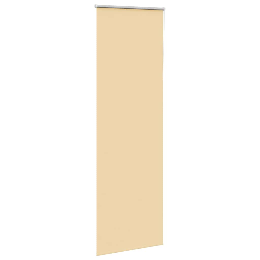 Roller Blind Blackout Beige 65x210 cm Fabric Width 60.7 cm Polyester