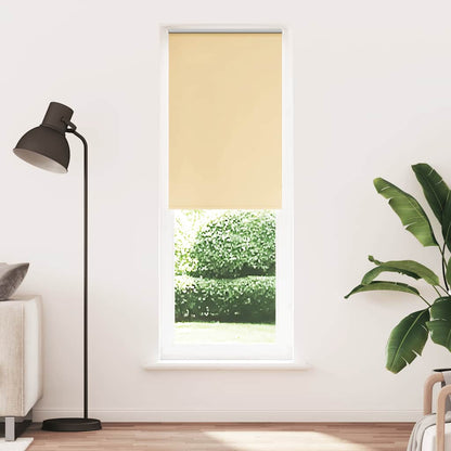 Roller Blind Blackout Beige 65x210 cm Fabric Width 60.7 cm Polyester