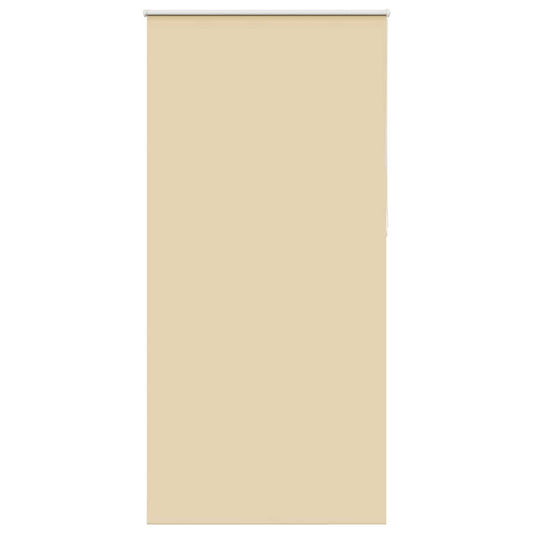 Roller Blind Blackout Beige 100x210 cm Fabric Width 95.7 cm Polyester