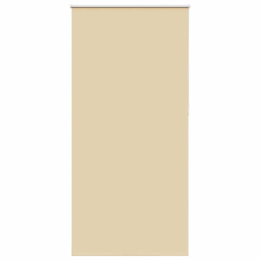 Roller Blind Blackout Beige 105x210 cm Fabric Width 100.7 cm Polyester