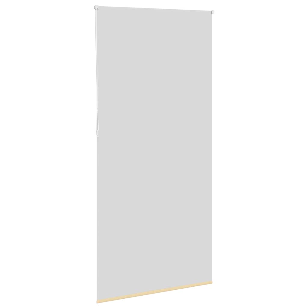 Roller Blind Blackout Beige 105x210 cm Fabric Width 100.7 cm Polyester
