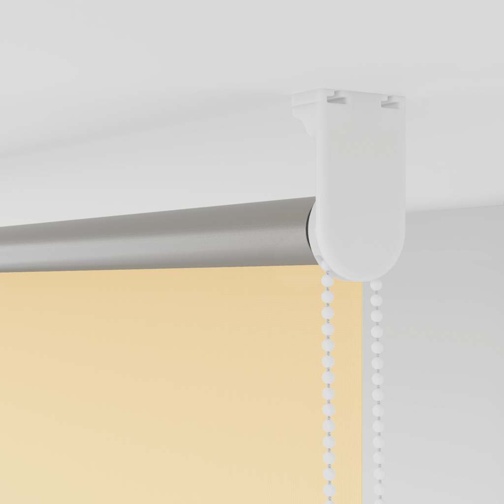 Roller Blind Blackout Beige 125x210 cm Fabric Width 121,6 cm Polyester