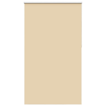 Roller Blind Blackout Beige 140x210 cm Fabric Width 136.6 cm Polyester