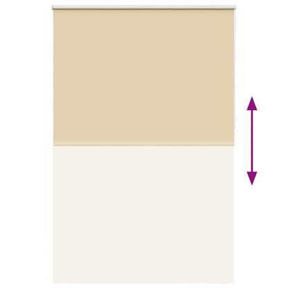 Roller Blind Blackout Beige 155x210 cm Fabric Width 151.6 cm Polyester