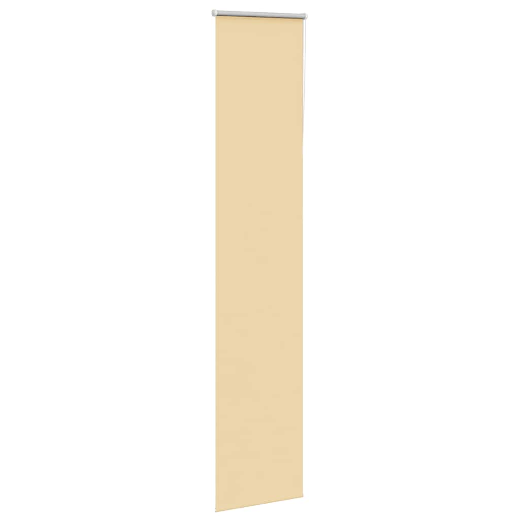 Roller Blind Blackout Beige 55x230 cm Fabric Width 50.7 cm Polyester