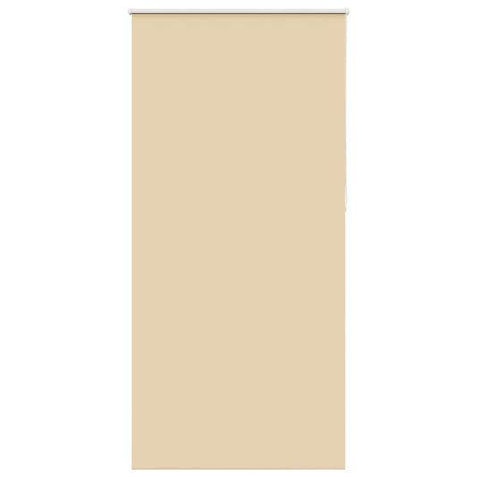 Roller Blind Blackout Beige 100x230 cm Fabric Width 95.7 cm Polyester