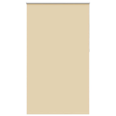 Roller Blind Blackout Beige 125x230 cm Fabric Width 121.6 cm Polyester