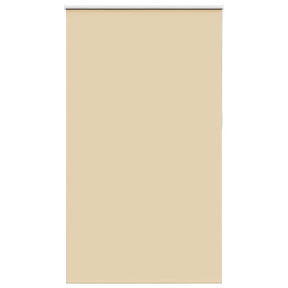 Roller Blind Blackout Beige 125x230 cm Fabric Width 121.6 cm Polyester