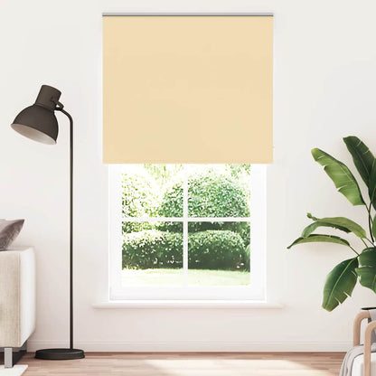 Roller Blind Blackout Beige 130x230 cm Fabric Width 126.6 cm Polyester