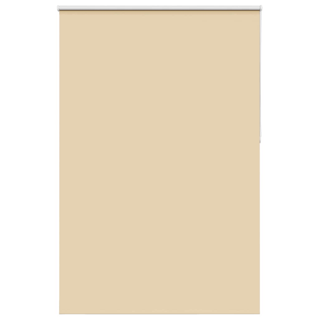 Roller Blind Blackout Beige 150x230 cm Fabric Width 146.6 cm Polyester