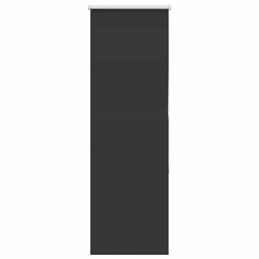 Roller Blind Blackout Black 55x130 cm Fabric Width 50.7 cm Polyester