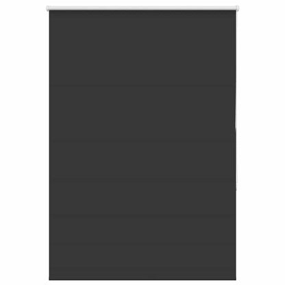 Roller Blind Blackout Black 115x130 cm Fabric Width 110.7 cm Polyester