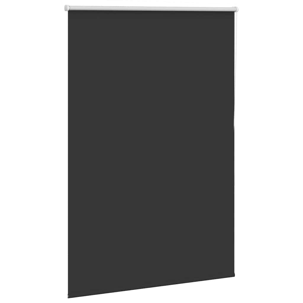 Roller Blind Blackout Black 115x130 cm Fabric Width 110.7 cm Polyester