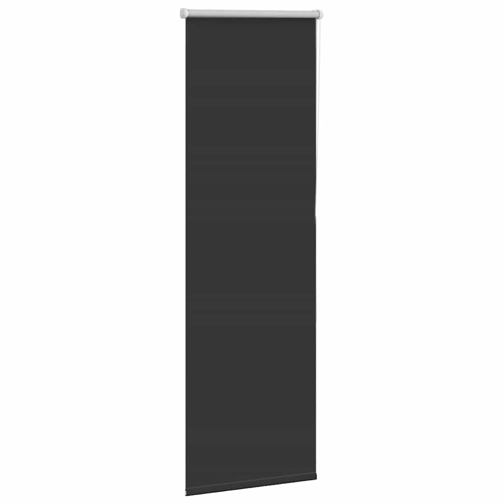 Roller Blind Blackout Black 45x150 cm Fabric Width 40.7 cm Polyester