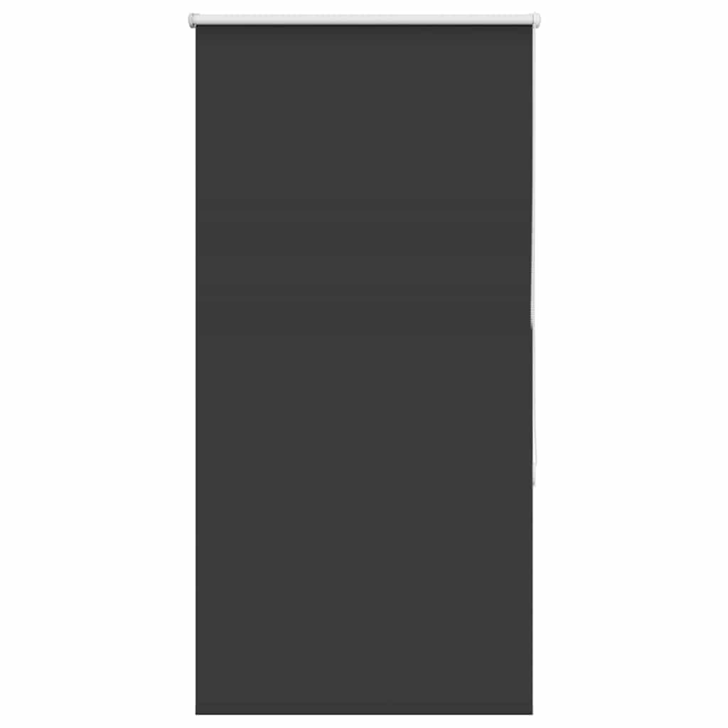 Roller Blind Blackout Black 85x150 cm Fabric Width 80.7 cm Polyester