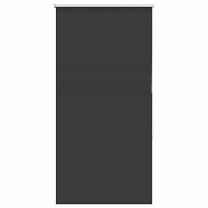 Roller Blind Blackout Black 75x175 cm Fabric Width 70.7 cm Polyester