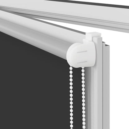 Roller Blind Blackout Black 100x175 cm Fabric Width 95,7 cm Polyester