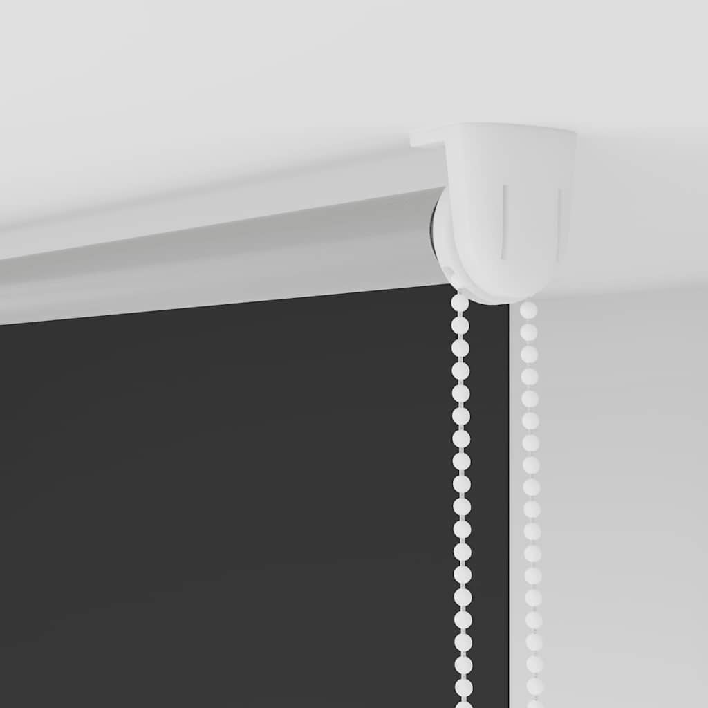 Roller Blind Blackout Black 100x175 cm Fabric Width 95,7 cm Polyester