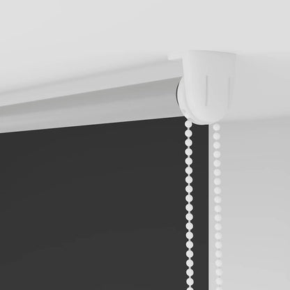 Roller Blind Blackout Black 100x175 cm Fabric Width 95,7 cm Polyester