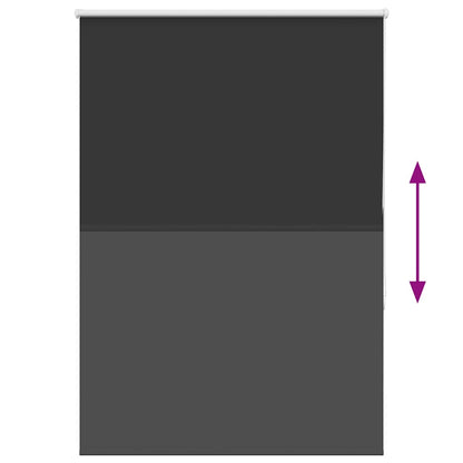 Roller Blind Blackout Black 105x175 cm Fabric Width 100.7 cm