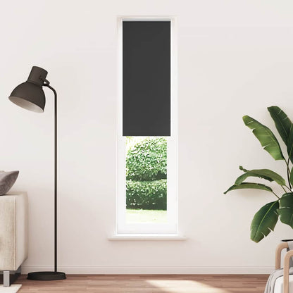 Roller Blind Blackout Black 55x230 cm Fabric Width 50.7 cm Polyester