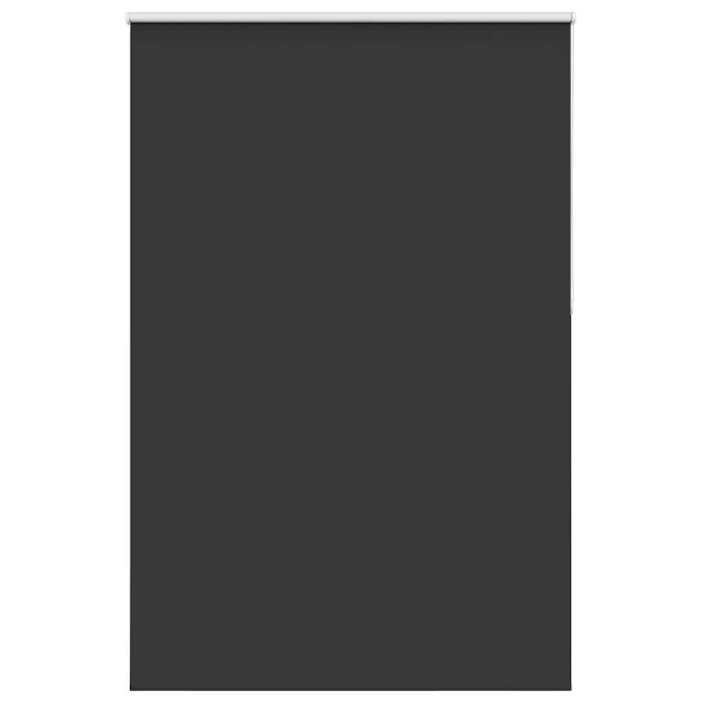 Roller Blind Blackout Black 145x230 cm Fabric Width 141,6 cm Polyester