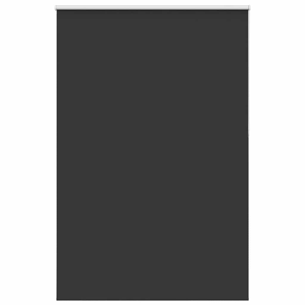 Roller Blind Blackout Black 150x230 cm Fabric Width 146.6 cm Polyester