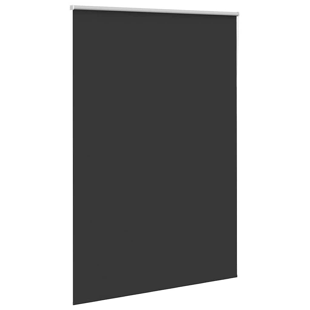 Roller Blind Blackout Black 165x230 cm Fabric Width 161.6 cm Polyester