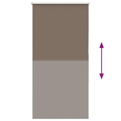 Roller Blind Blackout Coffee 70x130 cm Fabric Width 65.7 cm Polyester