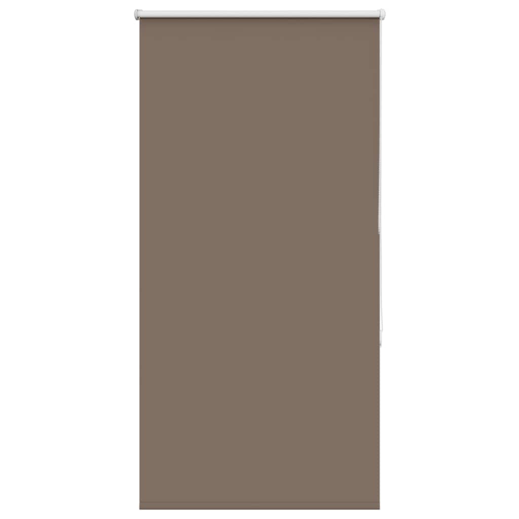 Roller Blind Blackout Coffee 80x130 cm Fabric Width 75.7 cm Polyester