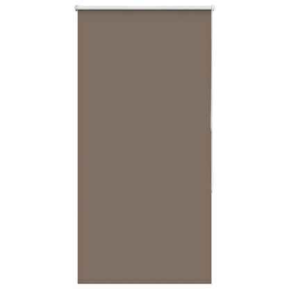Roller Blind Blackout Coffee 80x130 cm Fabric Width 75.7 cm Polyester
