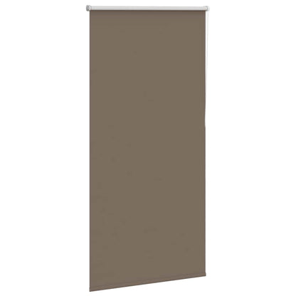 Roller Blind Blackout Coffee 80x130 cm Fabric Width 75.7 cm Polyester