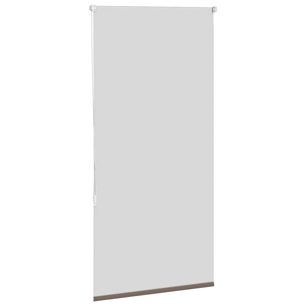 Roller Blind Blackout Coffee 80x130 cm Fabric Width 75.7 cm Polyester